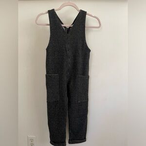 Zara collection Girls sleeveless Pinstriped Jumpsuit size 8-9 yrs